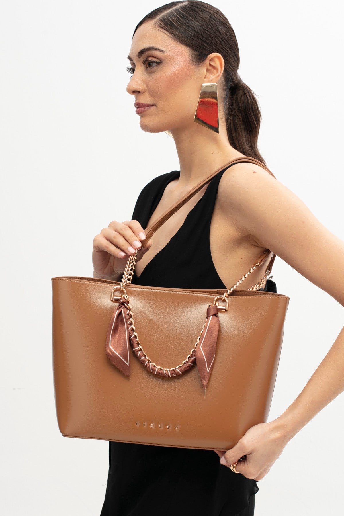 KADIN KOL ÇANTASI CAMEL SLY394
