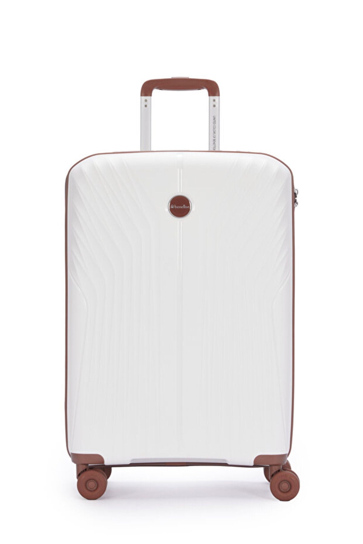 kadın valiz erkek valiz-Unisex Beyaz Trolley 60 Cm Valiz 14BNT8010-91