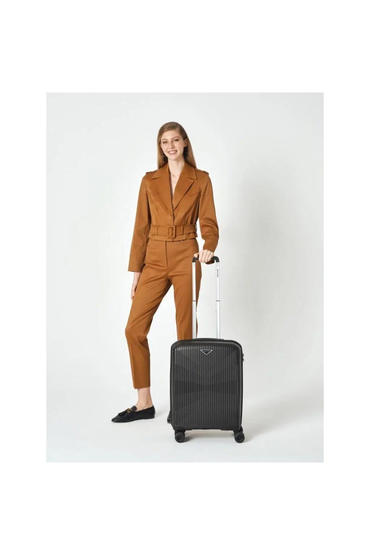 Trolley Valiz Siyah Kabin Boy 04PC8009-03