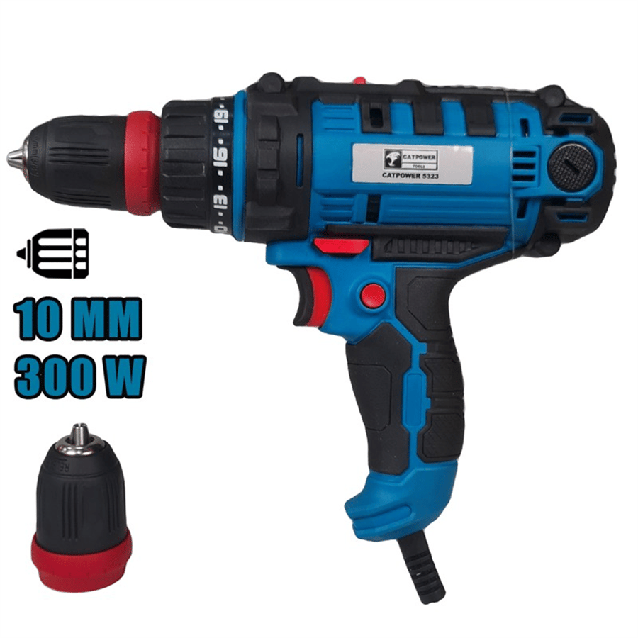 DARBESİZ TORKLU MATKAP 10MM 300W