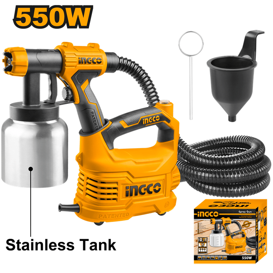 Elektrikli Boya Tabancası 550 Watt HVLP