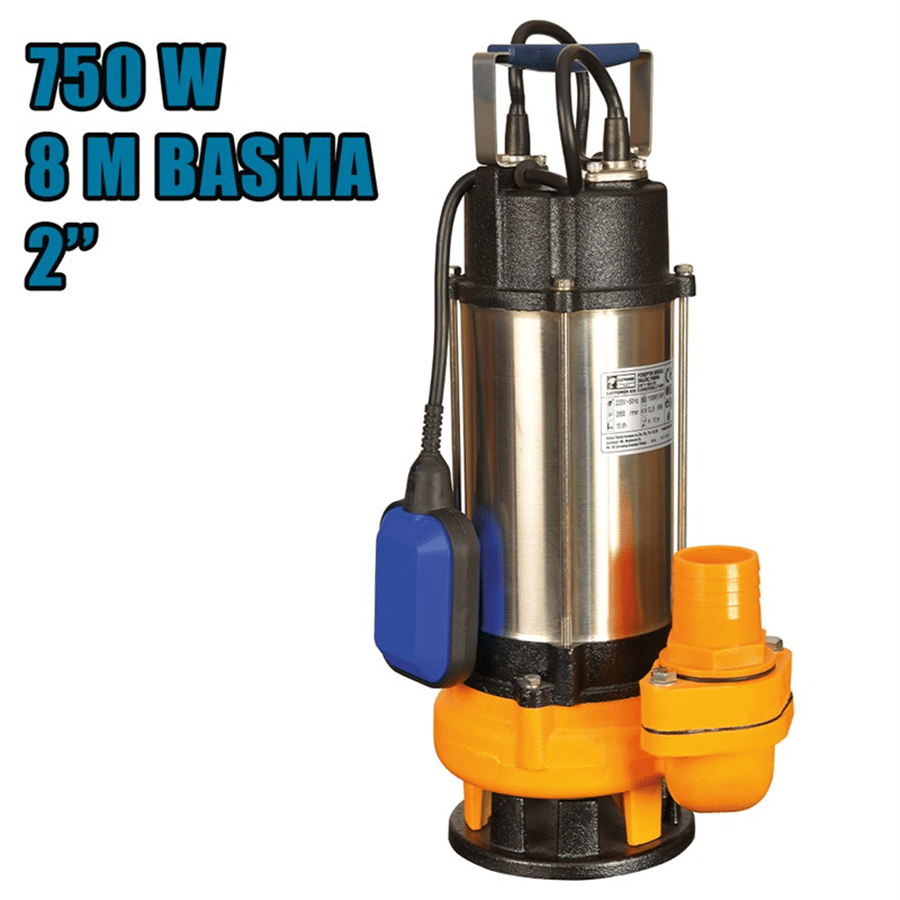 FOSEPTİK KIRICILI DALGIÇ POMPA 1 HP