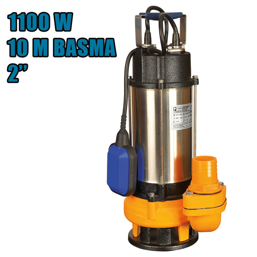 FOSEPTİK KIRICILI DALGIÇ POMPA 1,5 HP