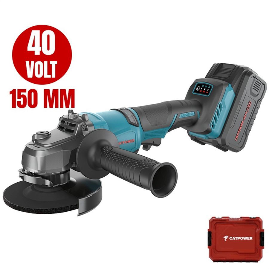 KÖMÜRSÜZ AKÜLÜ AVUÇ TAŞLAMA 150 MM Lİ-İON 40V