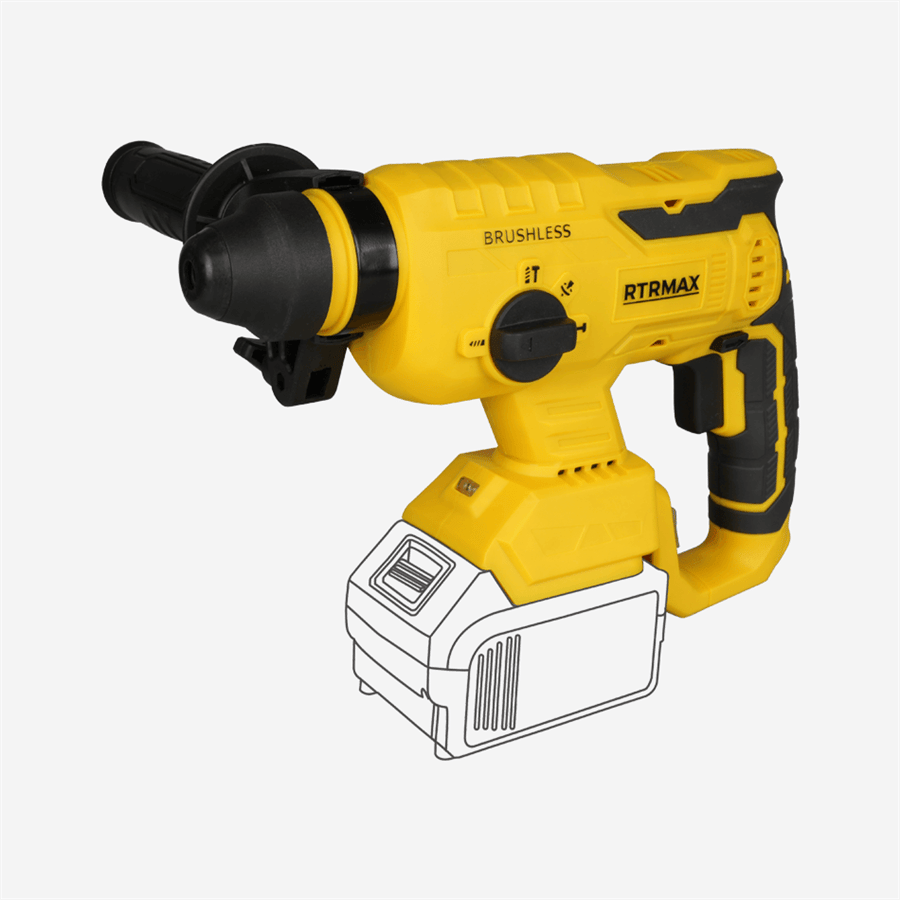 KÖMÜRSÜZ AKÜLÜ KIRICI-DELİCİ 18V 2.2 JUL 22MM *AKÜSÜZ* RTRMAX X-LION