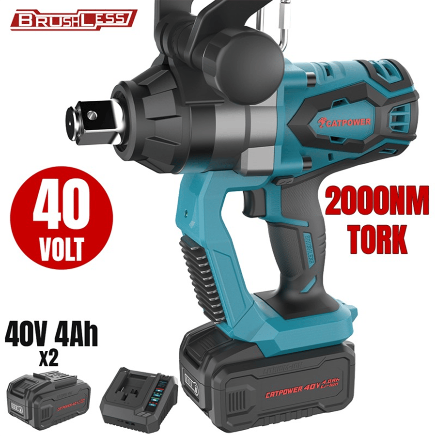 KÖMÜRSÜZ AKÜLÜ SOMUN SIKMA 1''  Lİ-İON 40V