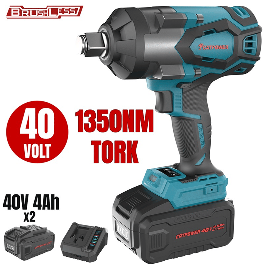 KÖMÜRSÜZ AKÜLÜ SOMUN SIKMA 3/4''  Lİ-İON 40V