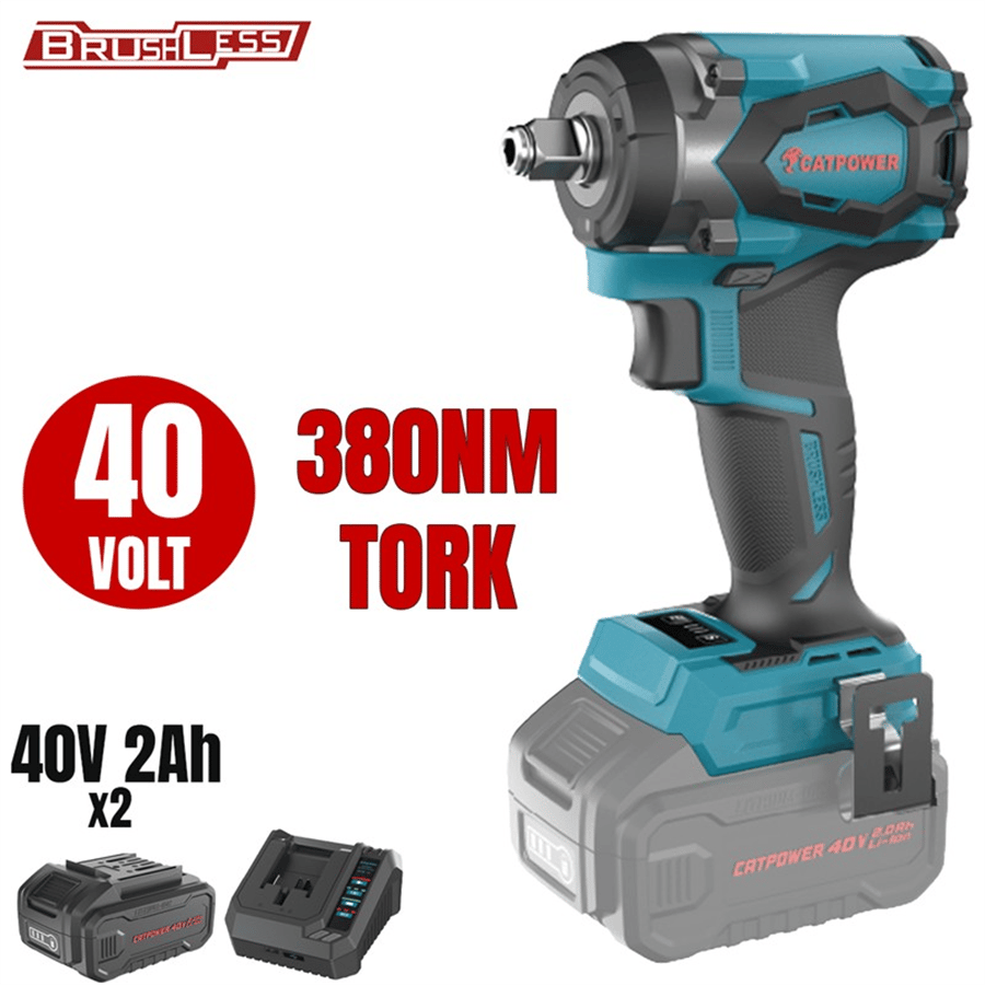 KÖMÜRSÜZ AKÜLÜ SOMUN SIKMA VE TORKLU VİDALAMA 1/2''   Lİ-İON 40V