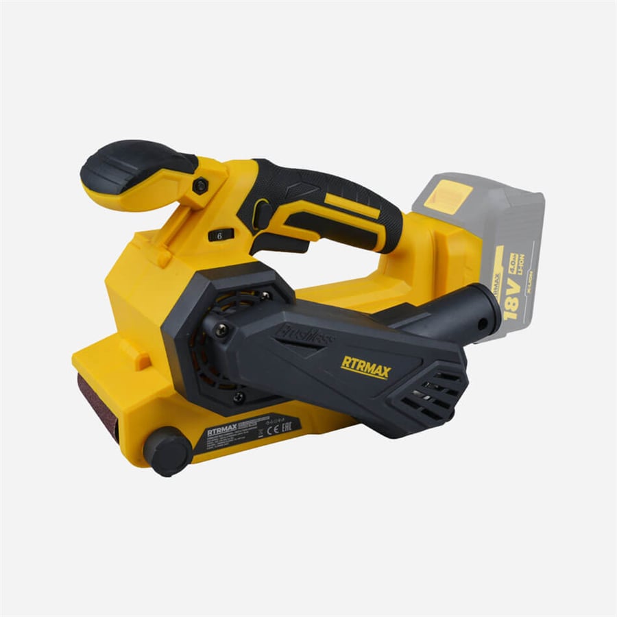 KÖMÜRSÜZ AKÜLÜ TANK ZIMPARA 18V 2x4.0 AH AKÜ RTRMAX X-LION