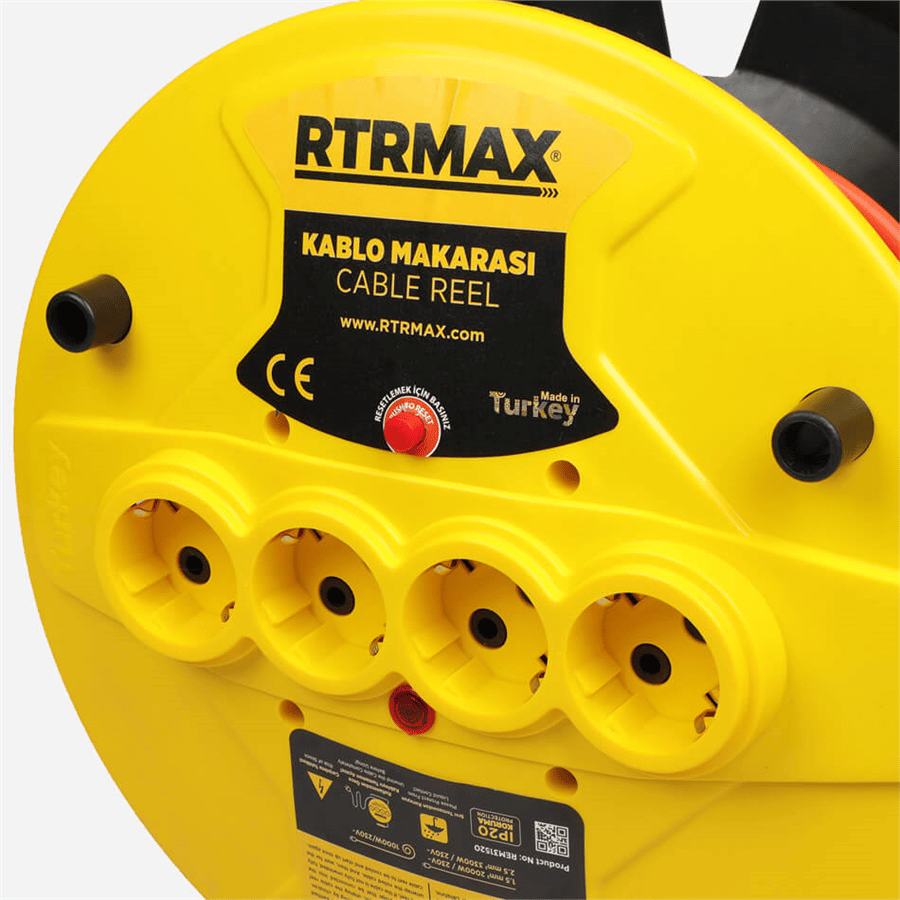 MAKARALI UZATMA KABLOSU AÇIK TİP 30mt 3x2,5 mm RTRMAX