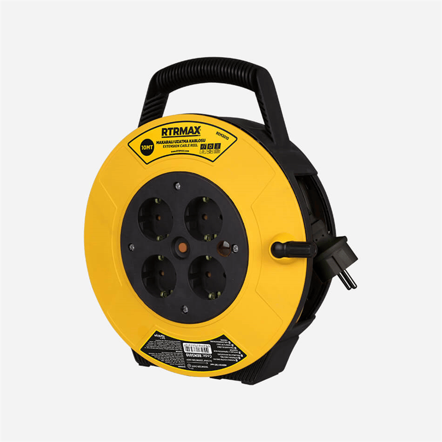 MAKARALI UZATMA KABLOSU EL TİPİ 10mt 3x1 mm RTRMAX