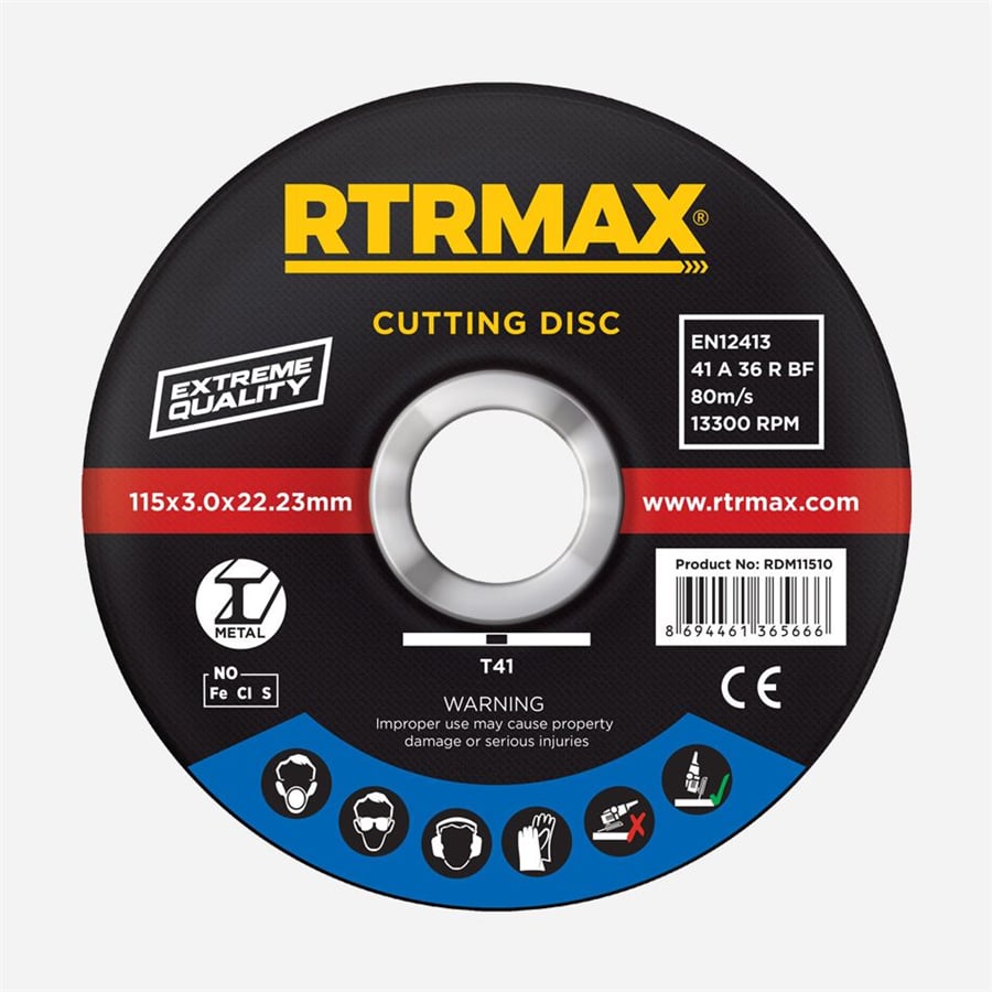 METAL-İNOX KESİCİ DİSK 115*3.0*22 RTRMAX