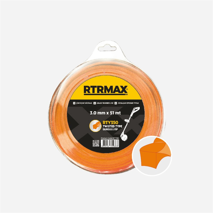 TIRPAN MİSİNASI TURUNCU BURGULU 4,0MM*32M RTRMAX