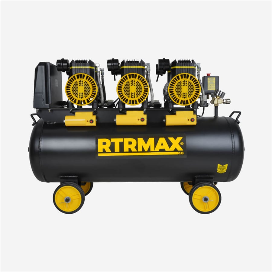 YÜKSEK HIZLI YAĞSIZ HAVA KOMPRESÖRÜ 100 LT 6.0 HP RTRMAX