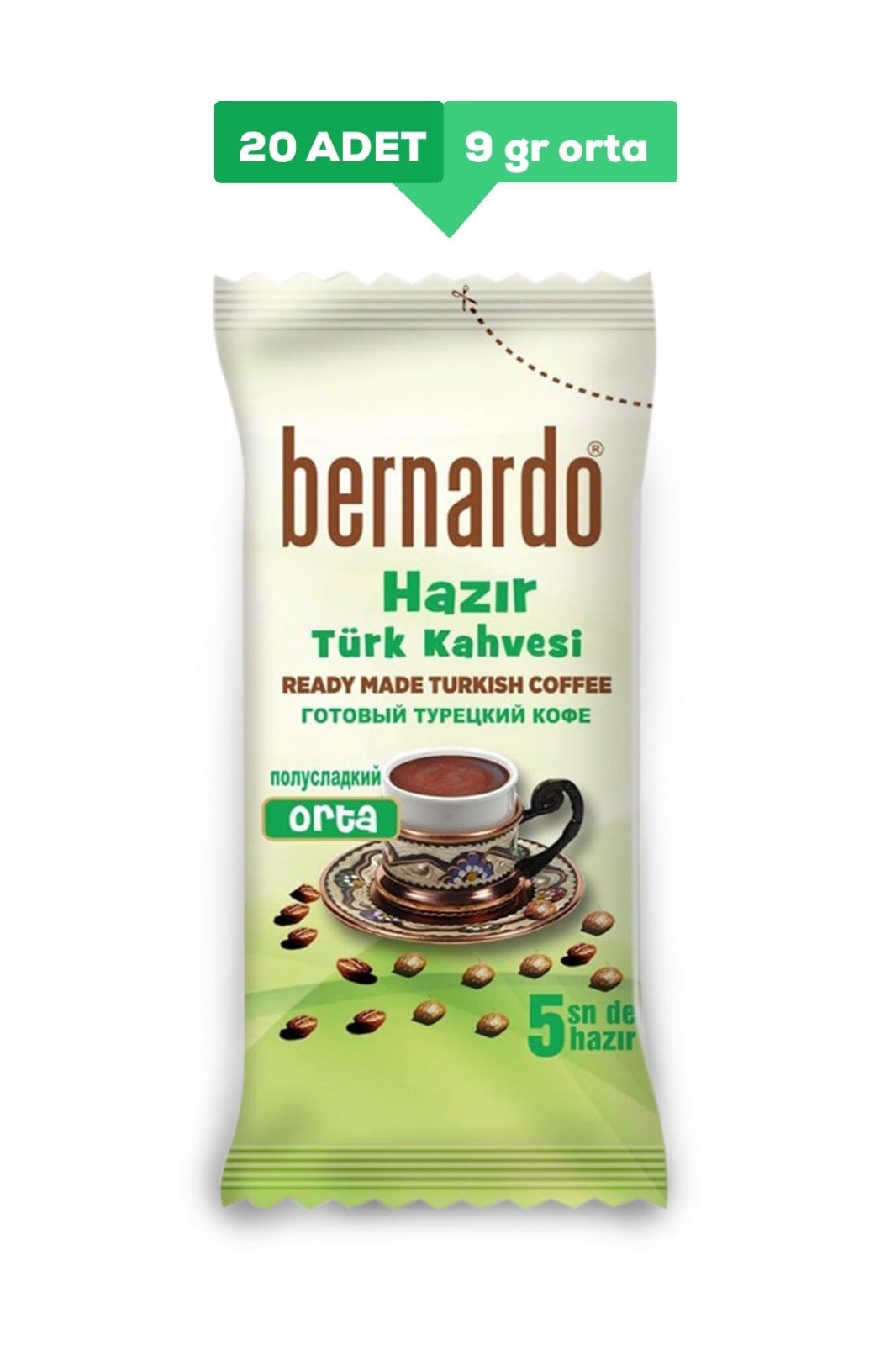 Bernardo 20'li Hazır Türk Kahvesi – Orta