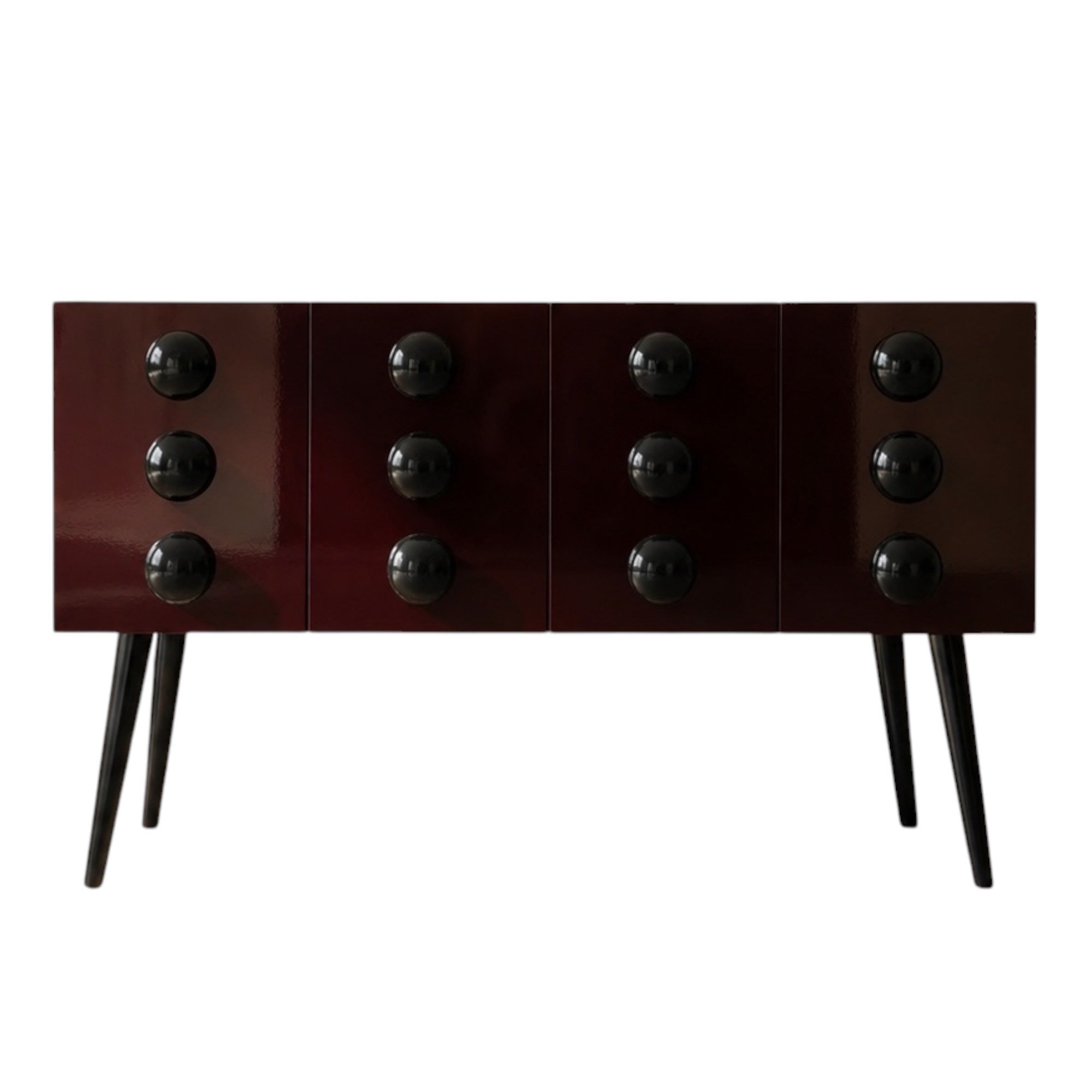 Moonlight Konsol Bordo Siyah  Kulp Detaylı 