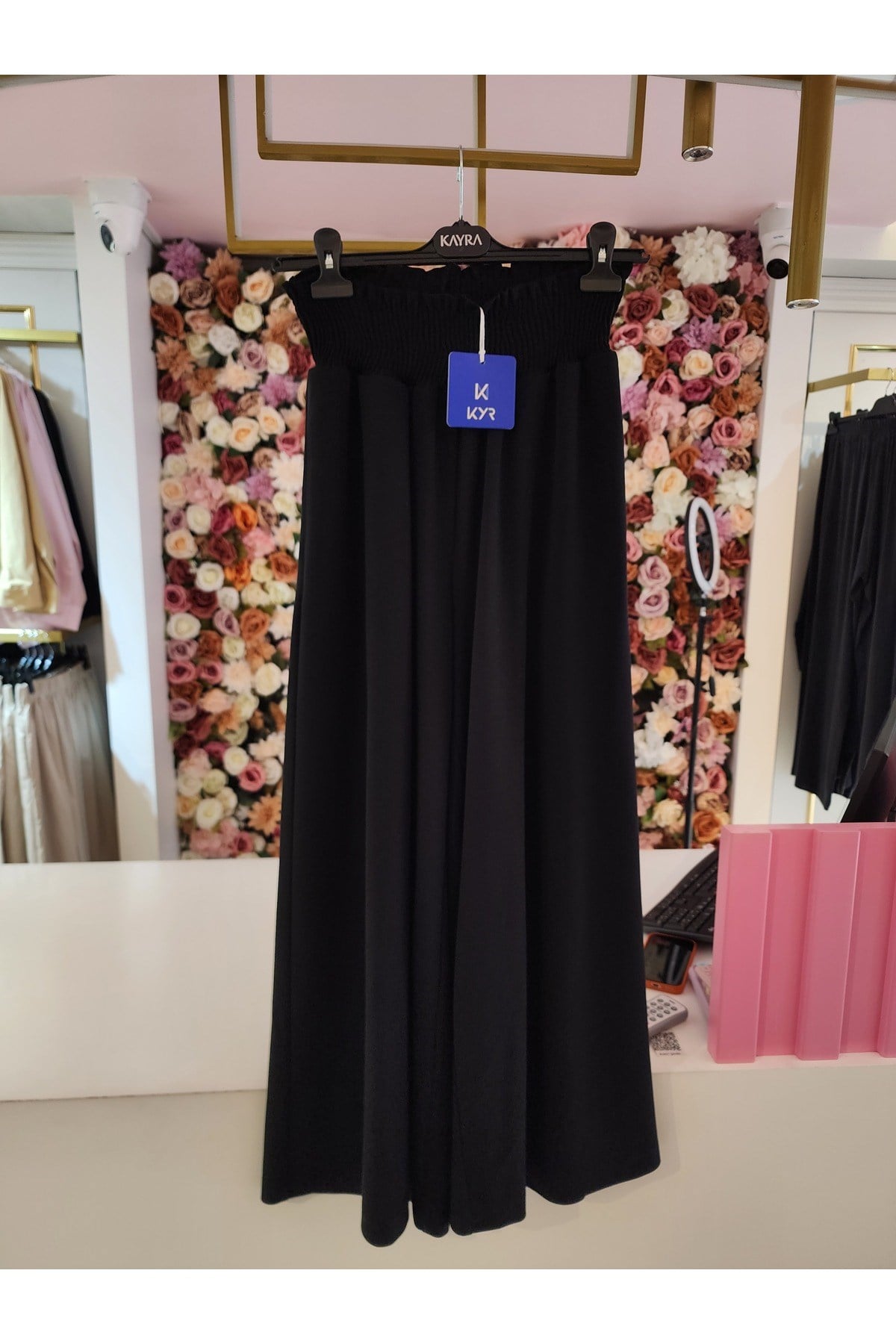 kadın beli lastikli pantolon