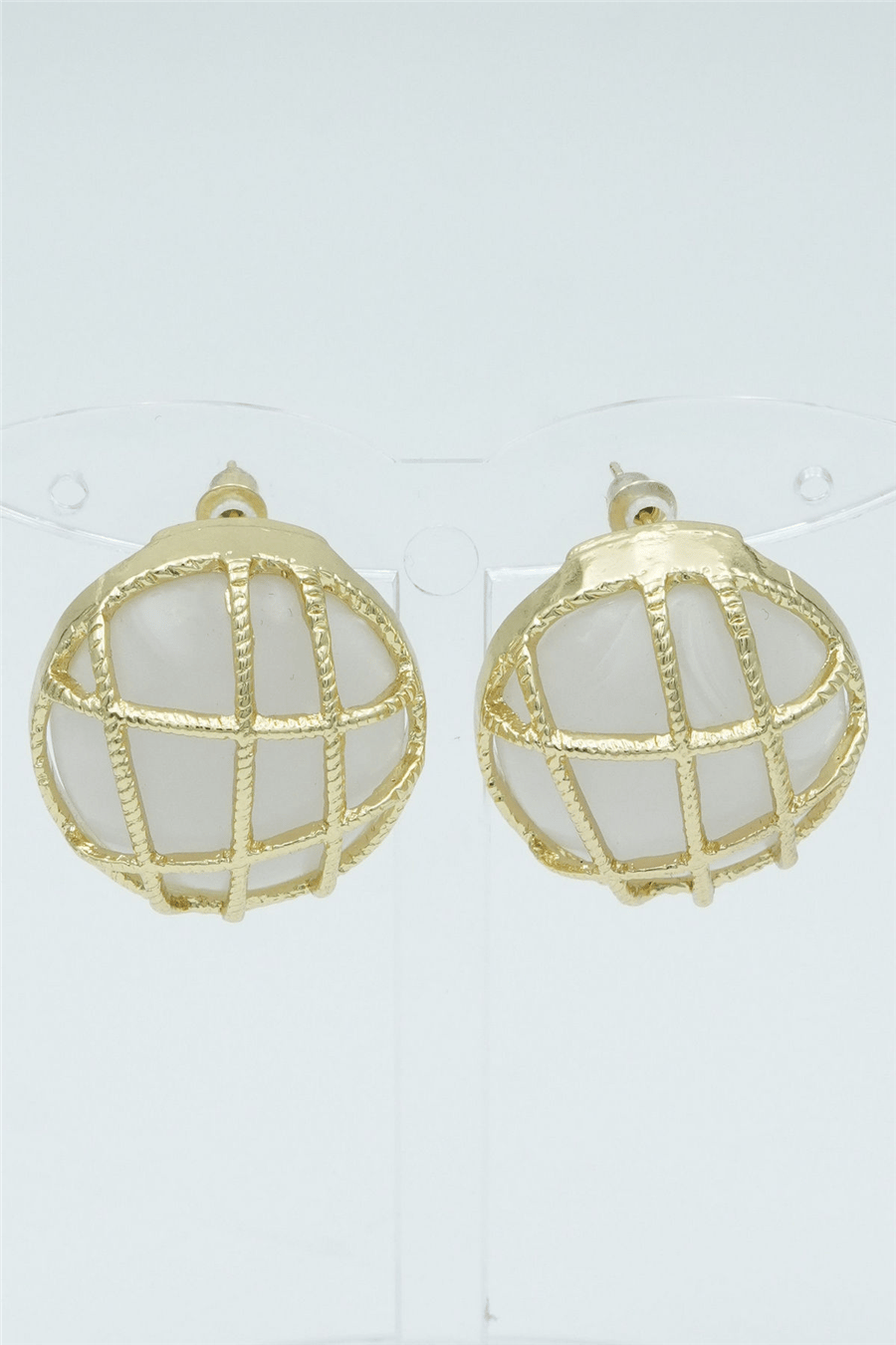 Özgün Tasarımlı  Premium Küpe Gold