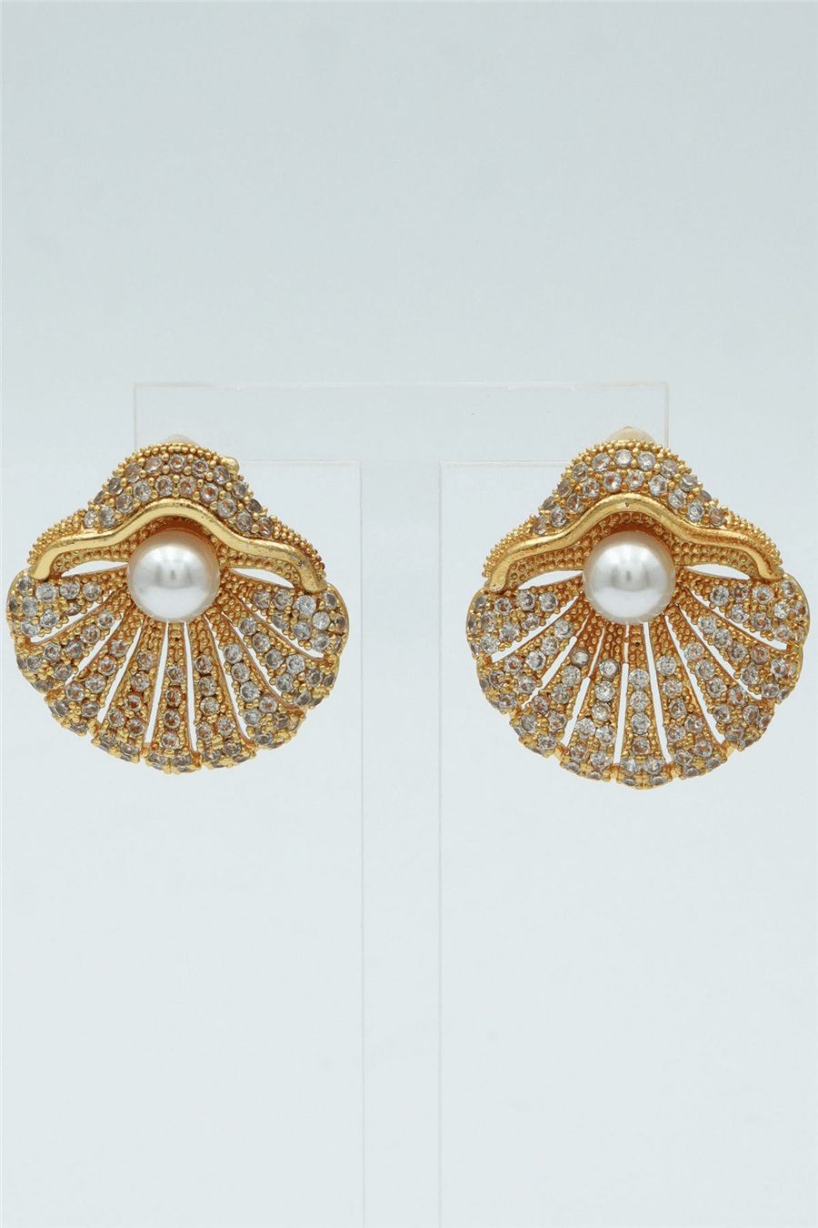 Özgün Tasarımlı  Premium Küpe Gold