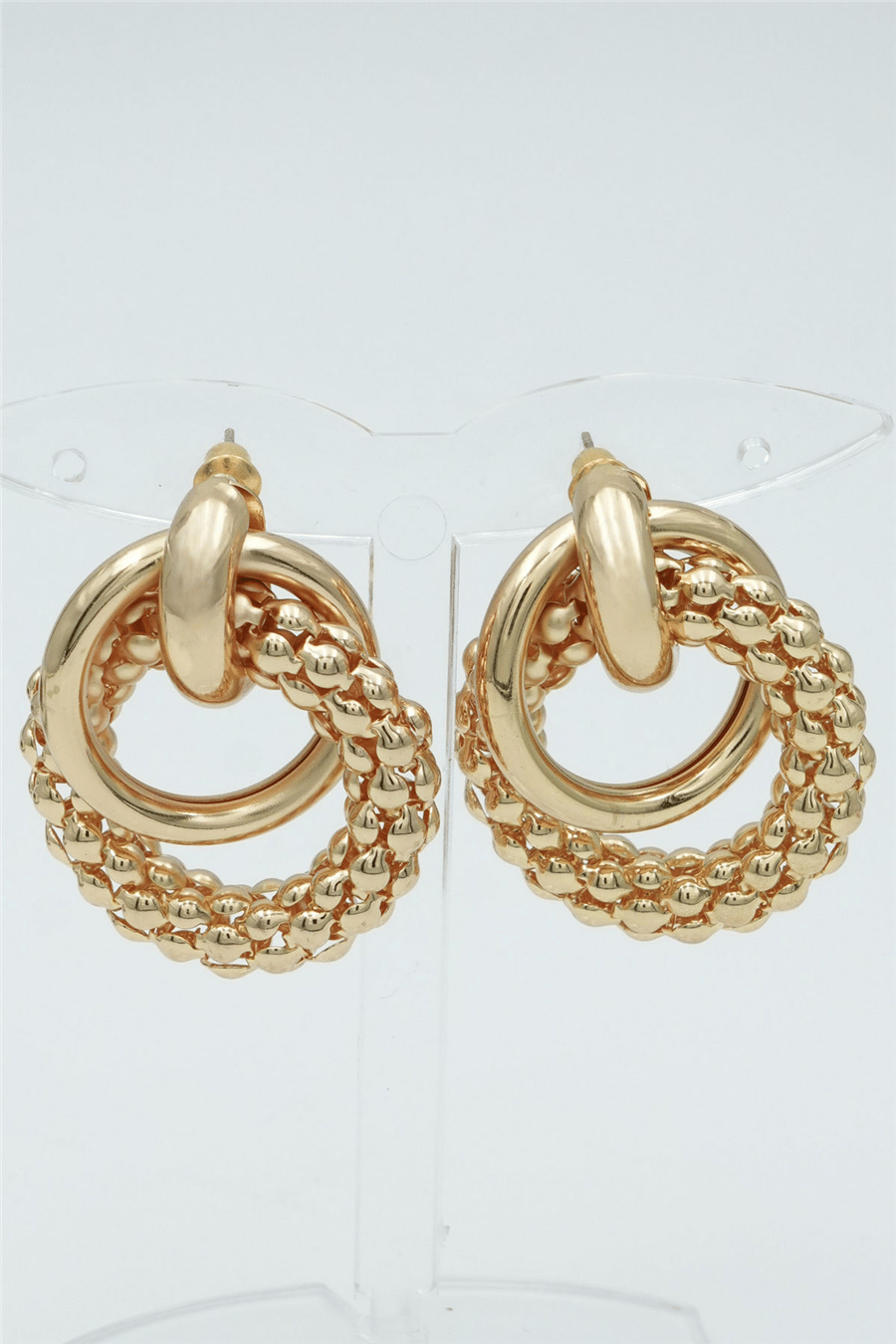 Özgün Tasarımlı  Premium Küpe Gold