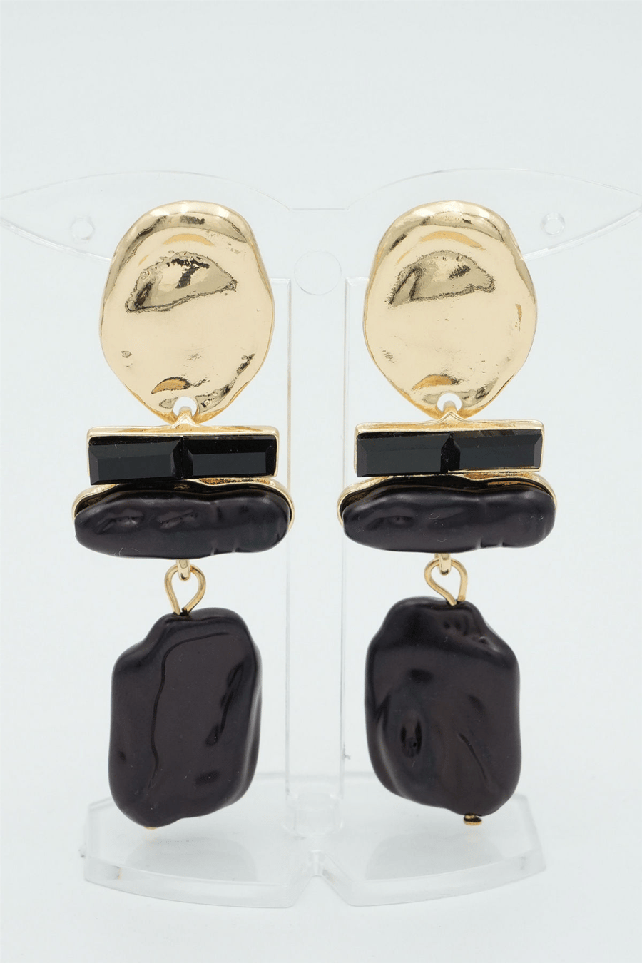 Özgün Tasarımlı  Premium Küpe Gold