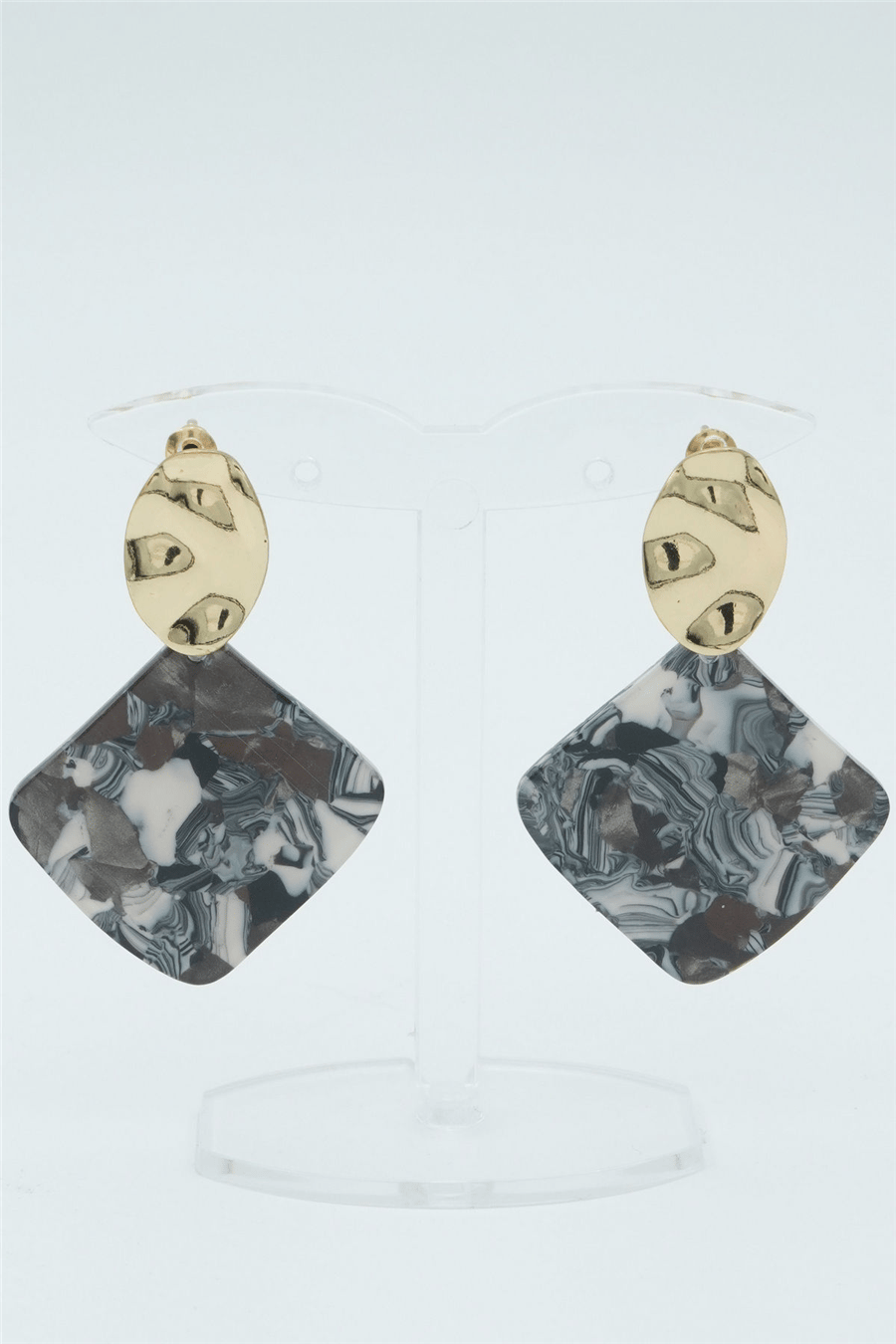 Özgün Tasarımlı  Premium Küpe Gold
