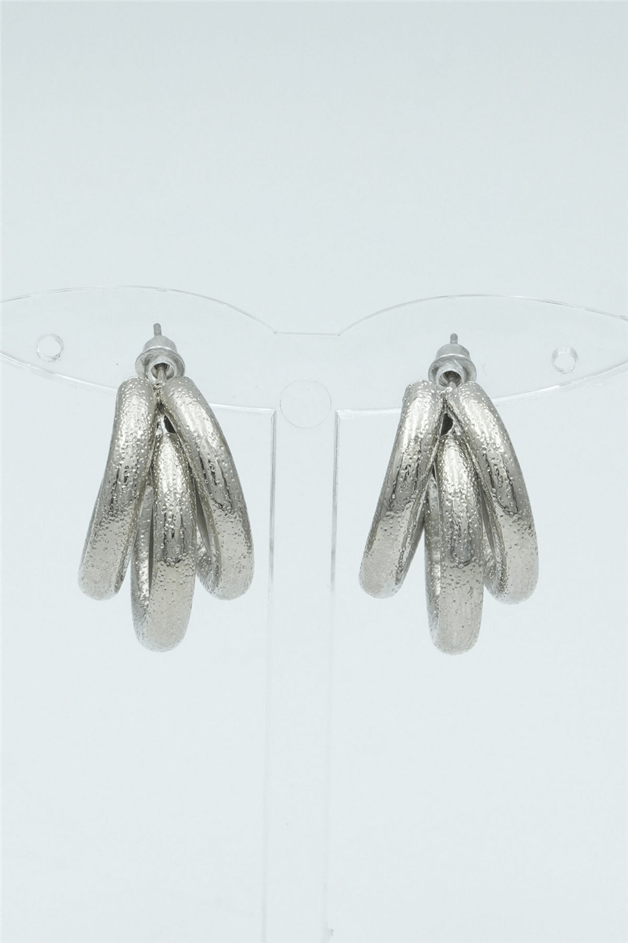 Özgün Tasarımlı  Premium Küpe Silver