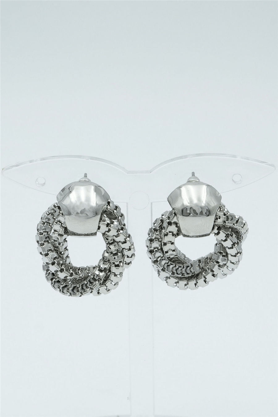 Özgün Tasarımlı  Premium Küpe Silver