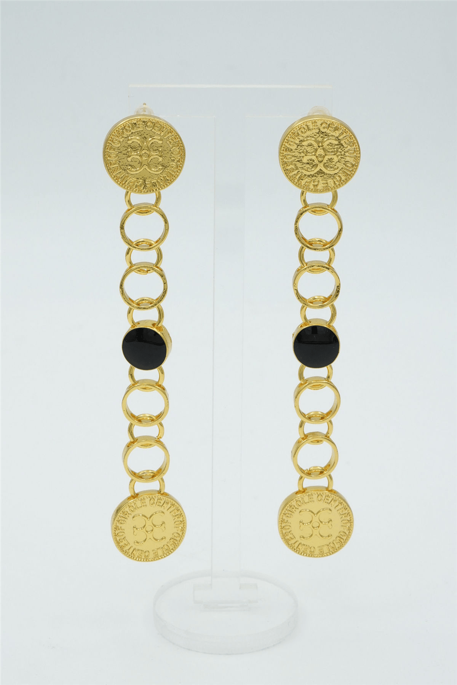 Özgün Tasarımlı  Premium Küpe Gold