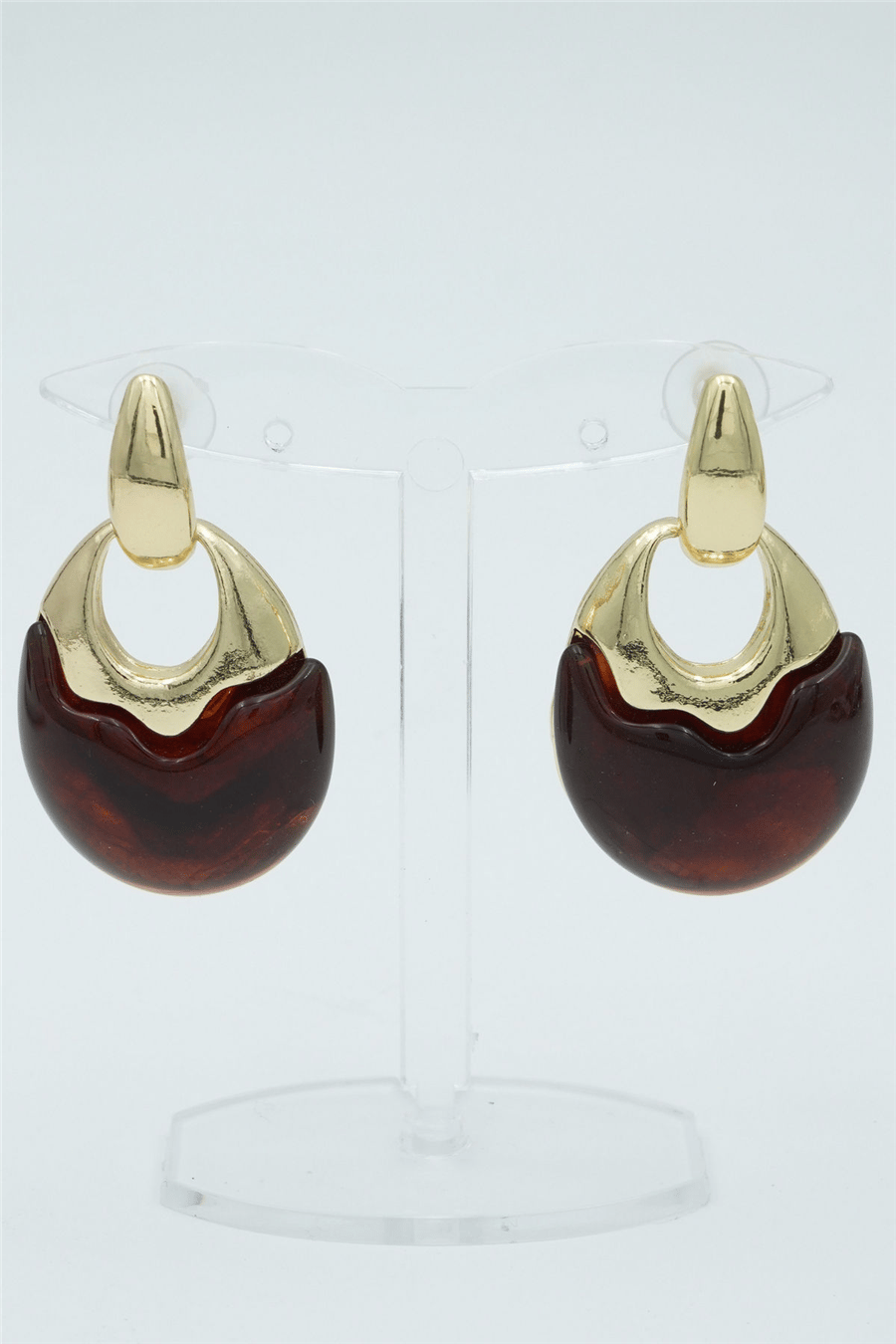 Özgün Tasarımlı  Premium Küpe Gold