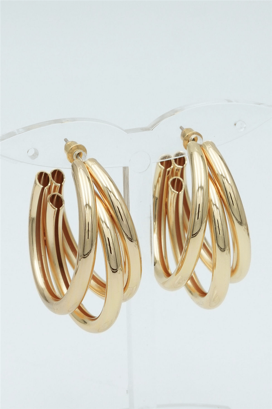 Özgün Tasarımlı  Premium Küpe Gold
