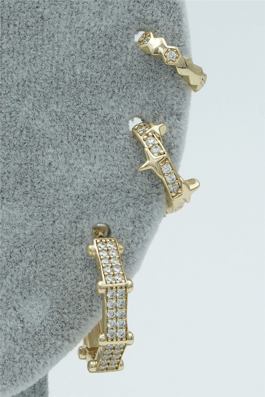 Premium Çoklu Küpeler Gold