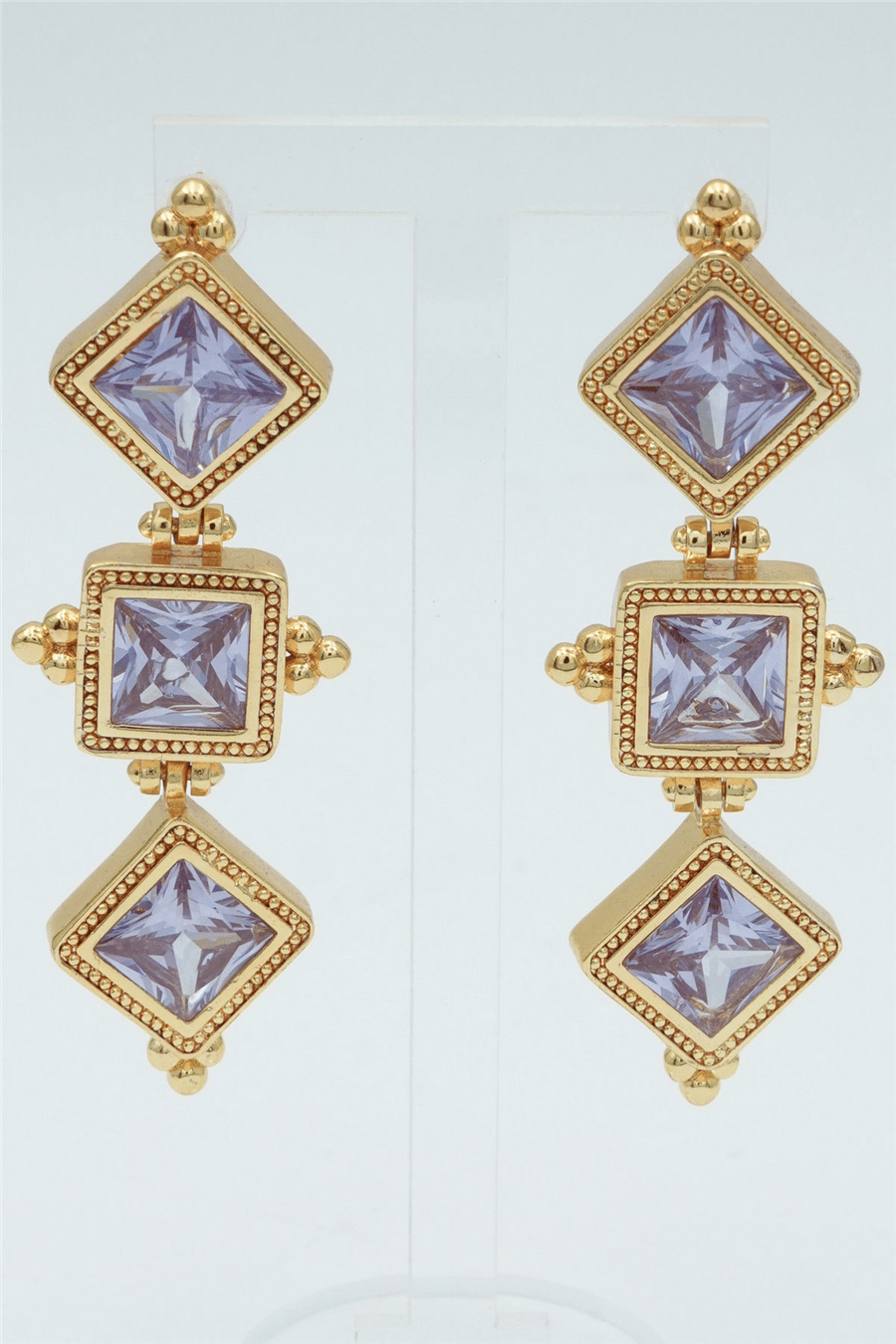 Özgün Tasarımlı  Premium Küpe Gold
