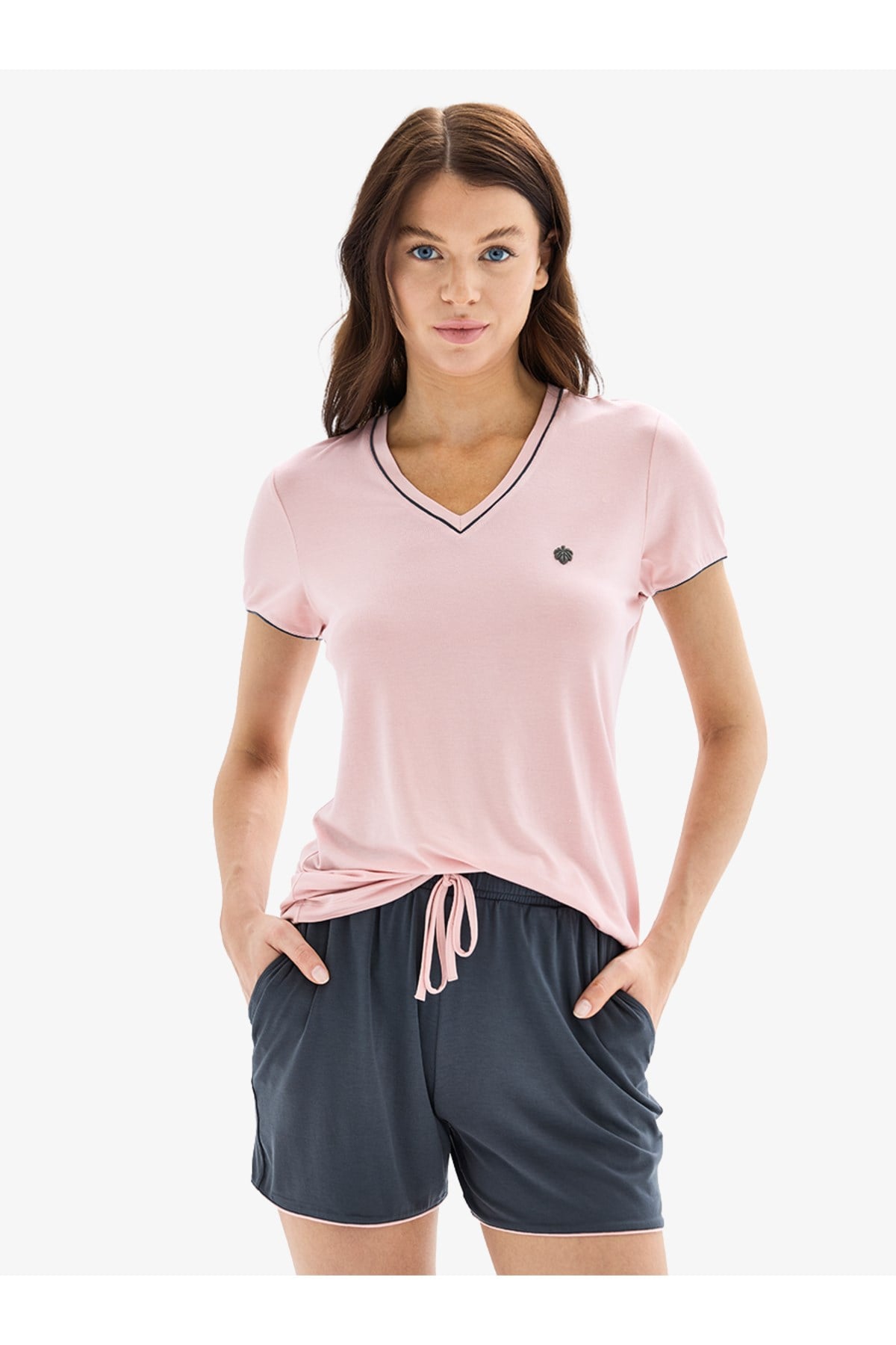 Kadın Pijama Takımı 52088 - Pembe