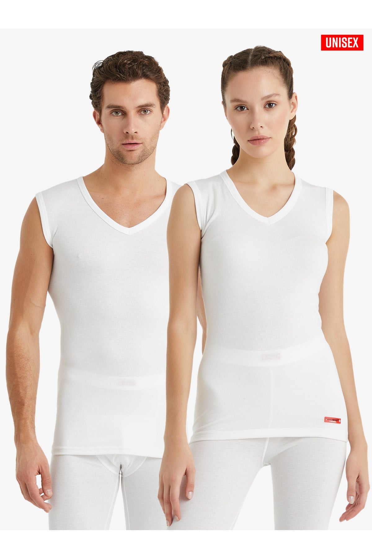 Unisex Termal Tişört 2. Seviye 9243 - Beyaz