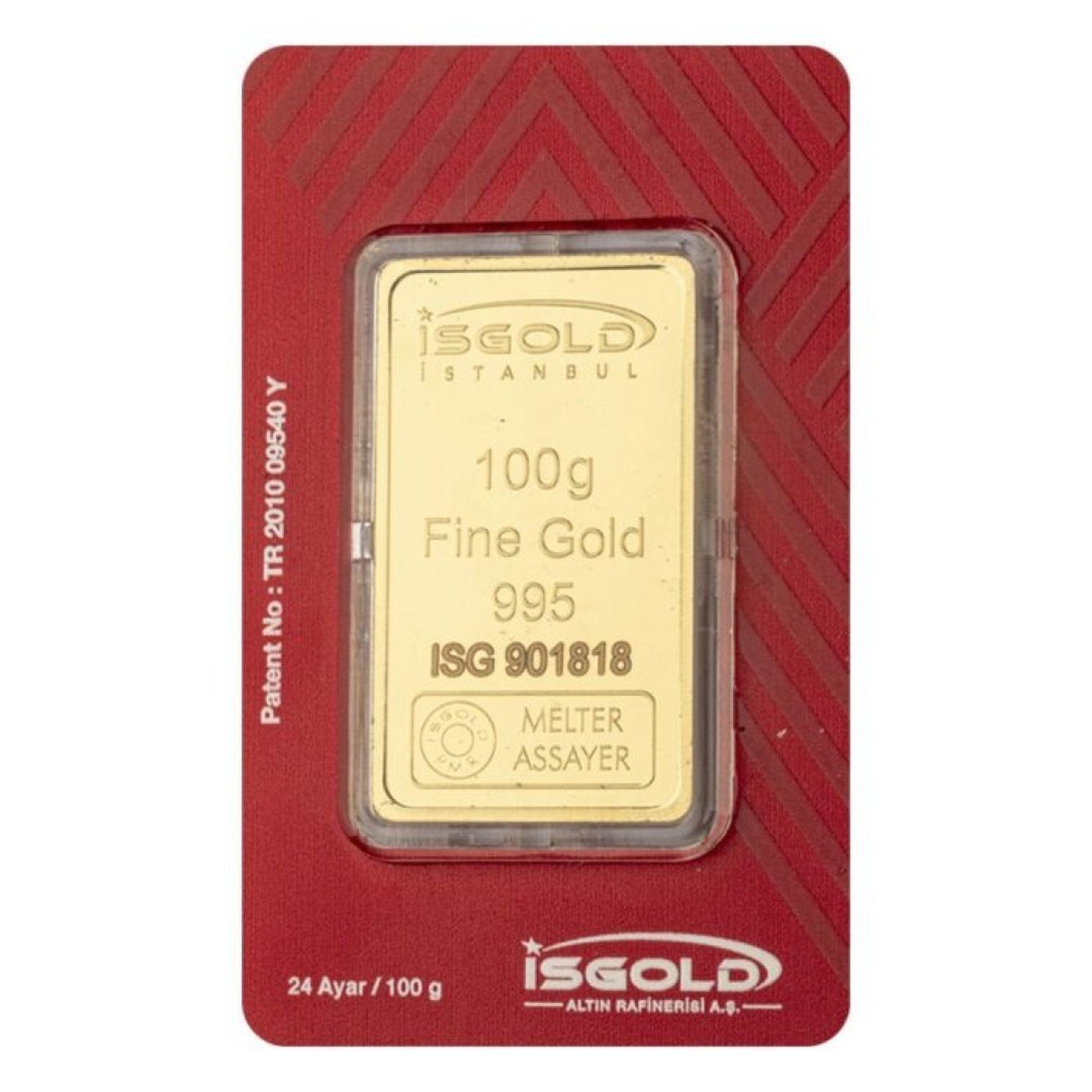 100 GRAM SERTİFİKALI ALTIN