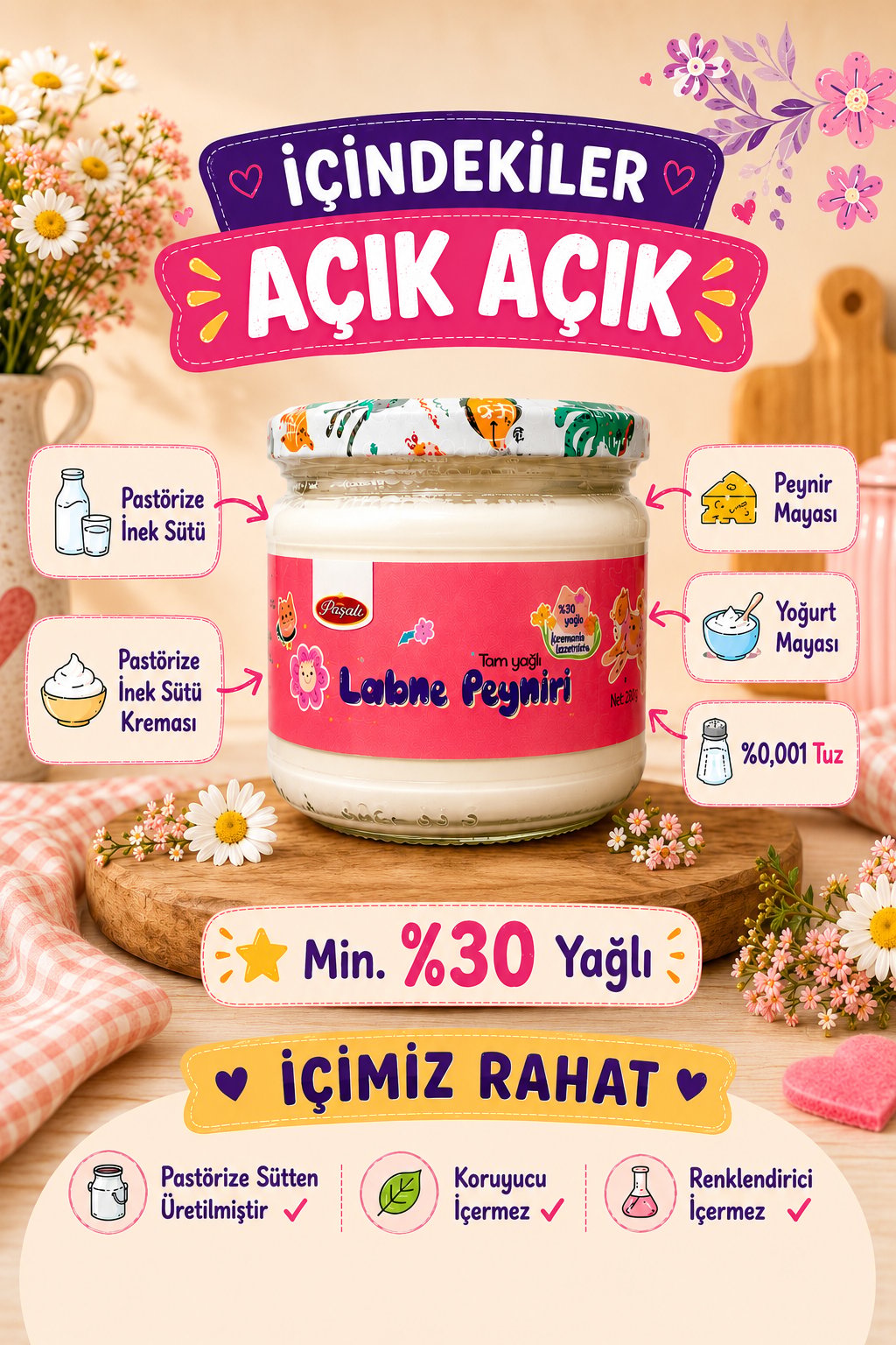 Labne Peyniri 300 gr (7.AY ITİBARİYLE)