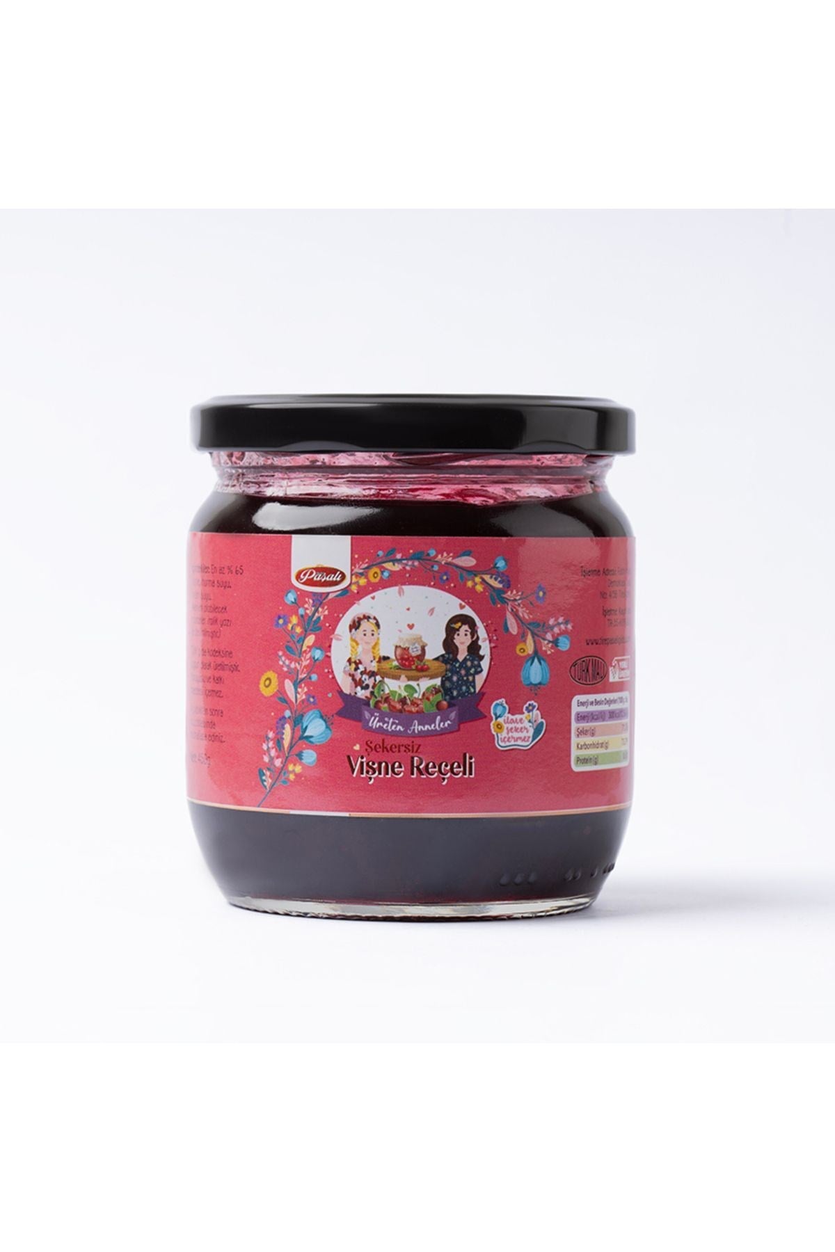 Şekersiz Vişne Reçeli 450 gr ( 10.ay )
