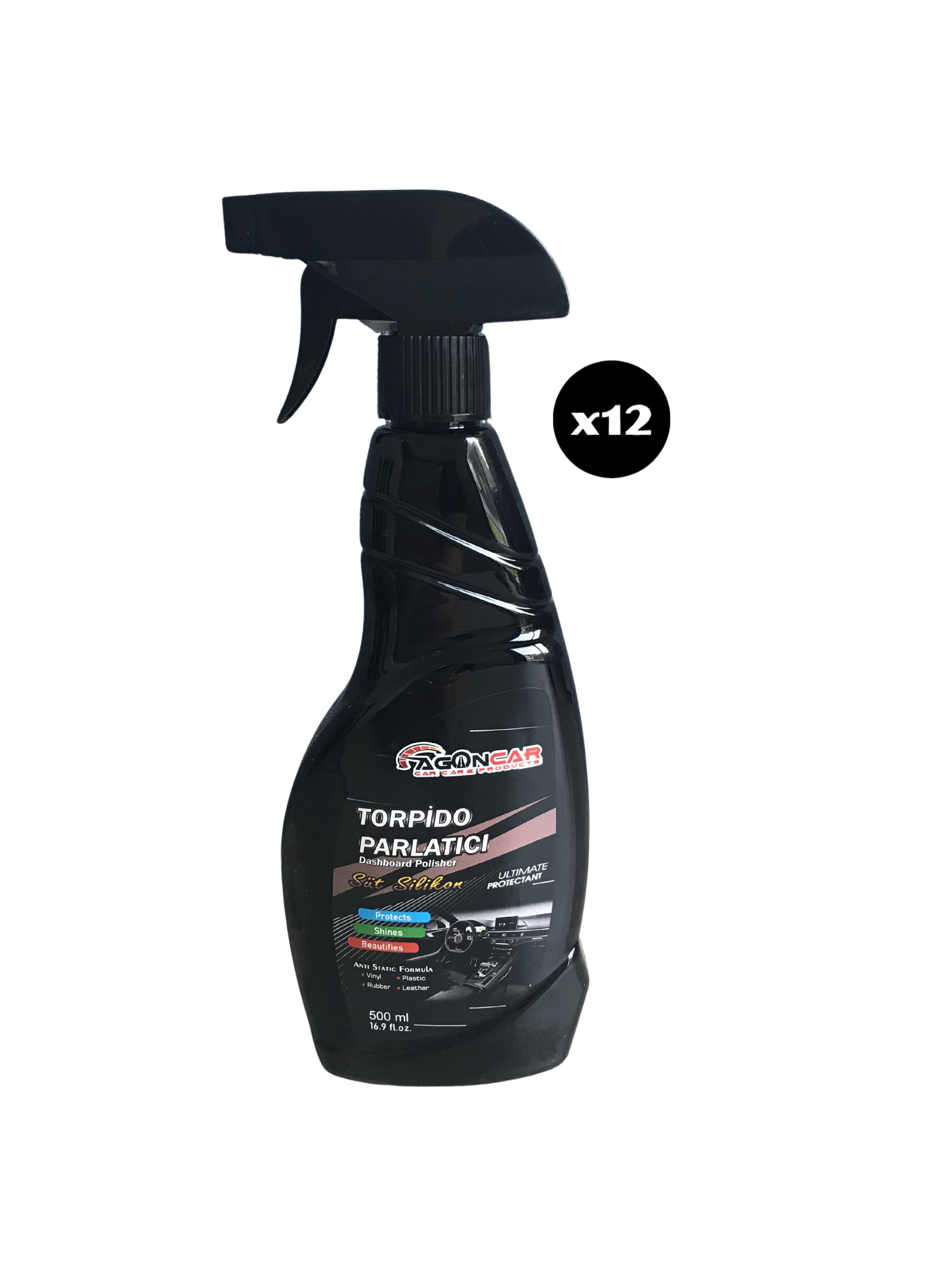 AGONCAR TORPİDO PAR. SÜT SİLİKON 500 ML 12'li