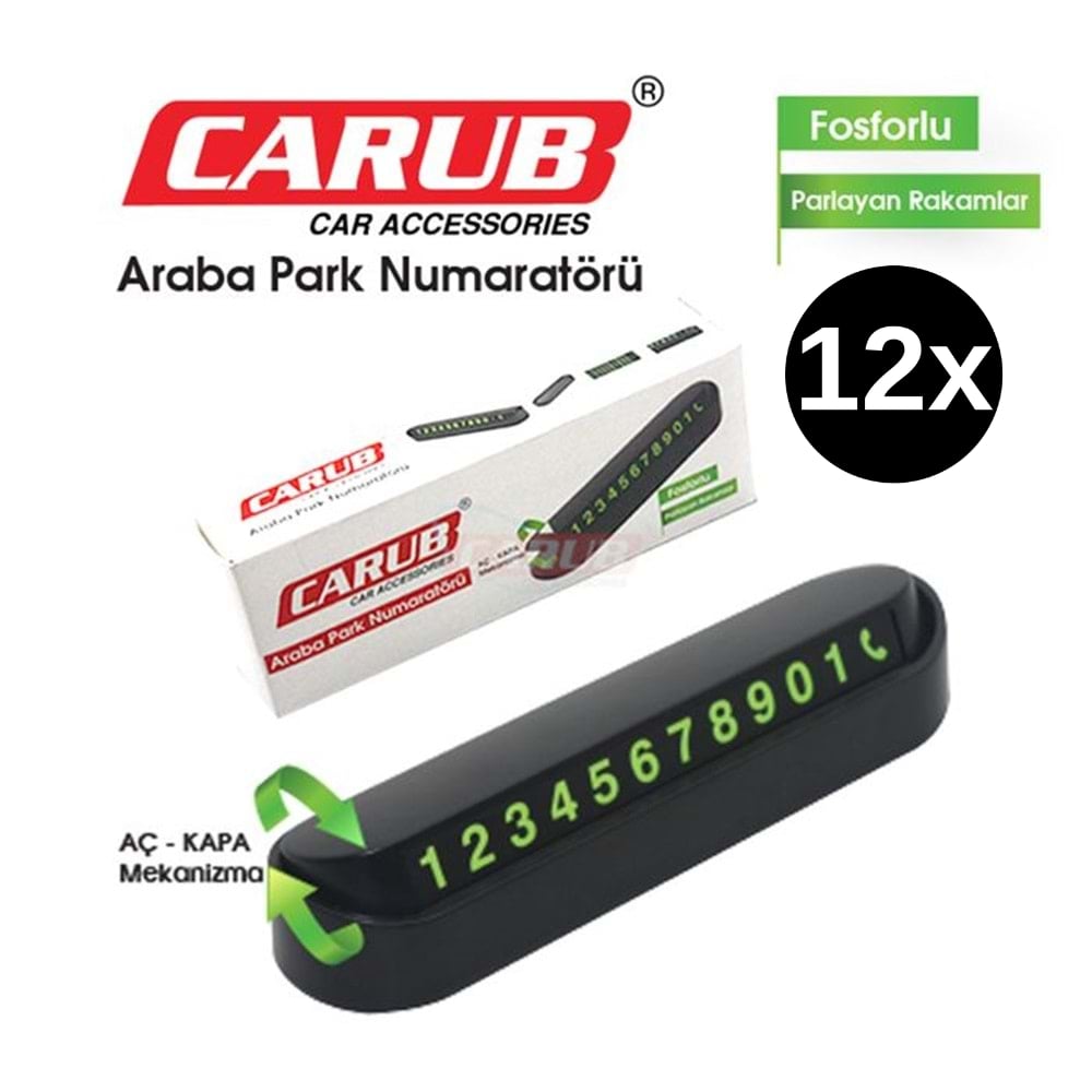 CARUB ARAÇ PARK NUMARATÖRÜ