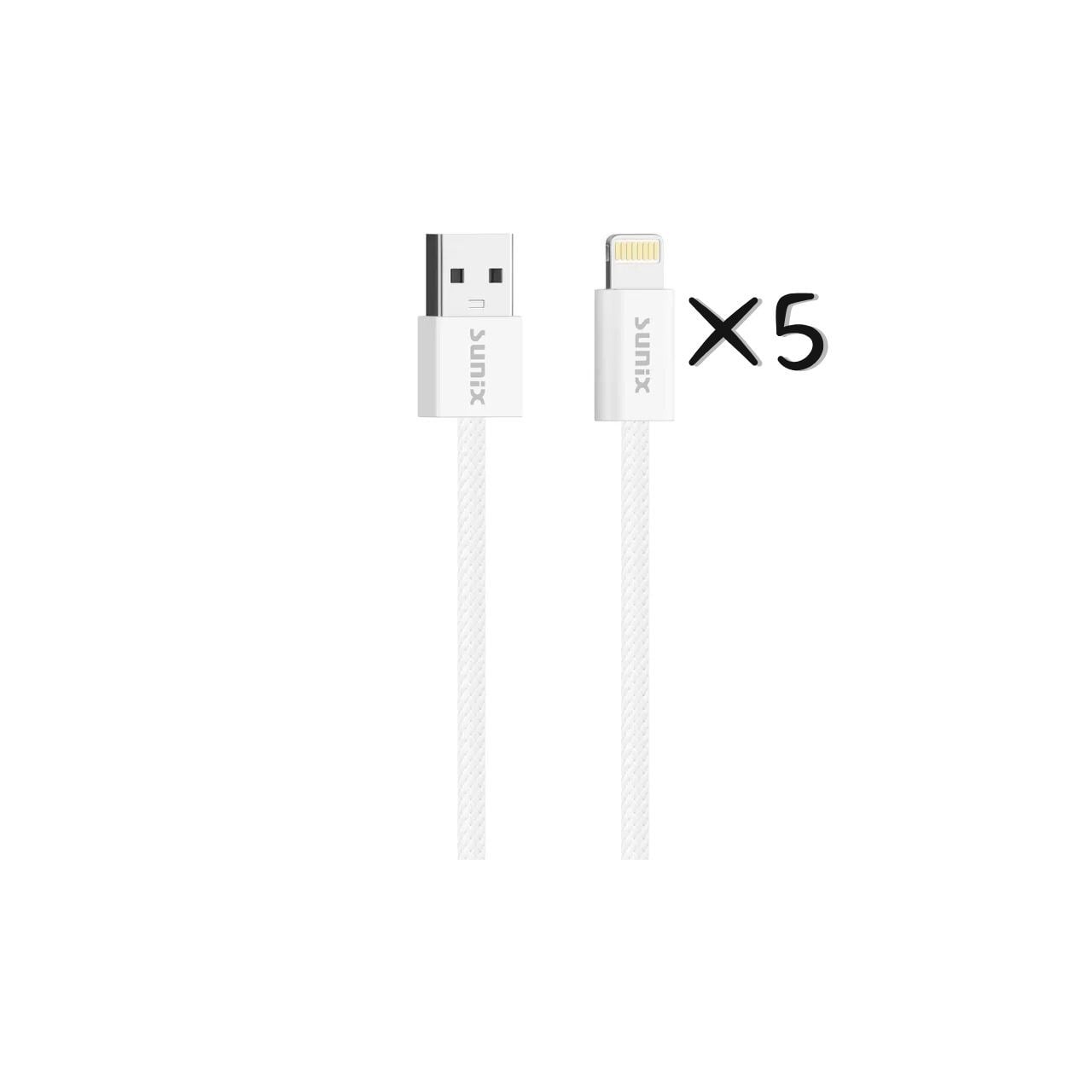 IP-08 USB iOS Kablo 5'li