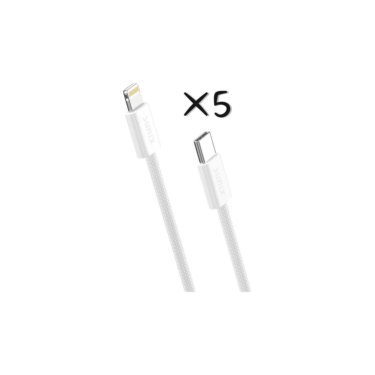 IP-110 Type-C ve Lightning Data ve Şarj Kablosu 5'li