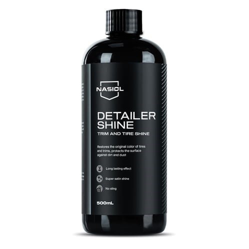Nasiol Detailershine Sünger Hediyeli Trim ve Lastik Parlatıcı/Yenileyici 500ml 5'li