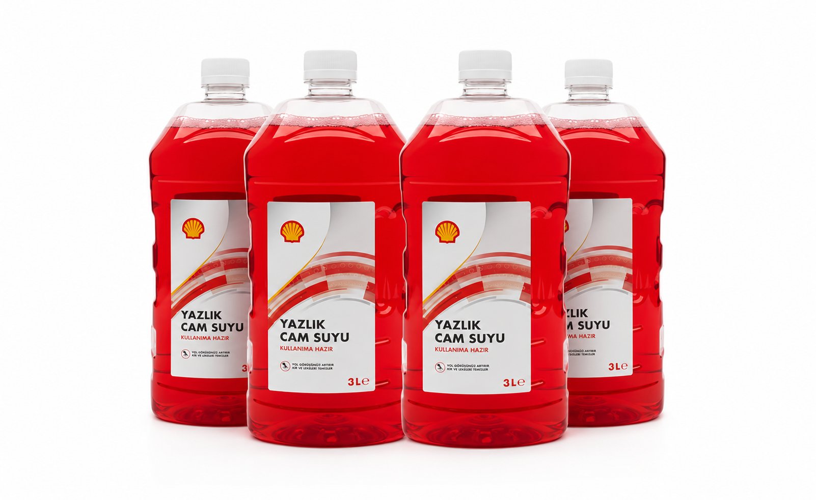 Shell Yazlık Cam Suyu 3 Lt 4 Adet