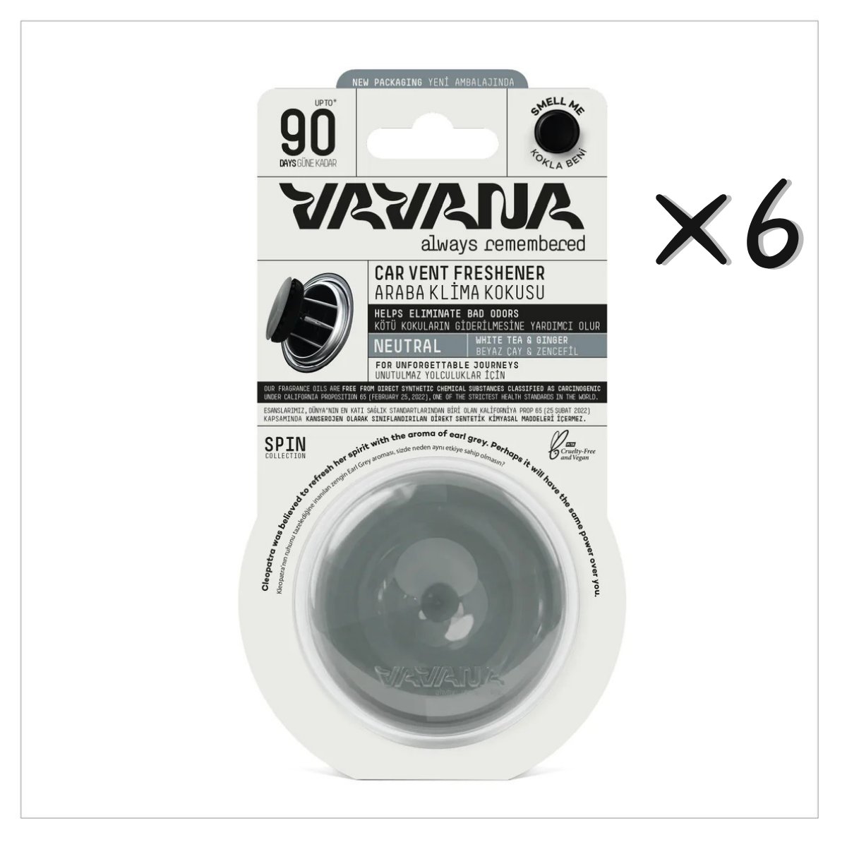 Spin Oto Kokusu - Neutral 6'lı