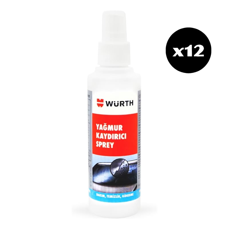 WÜRTH YAĞMUR KAYDIRICI SPREY 12'li