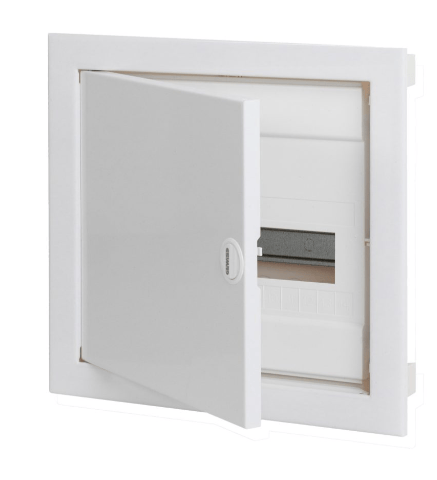 GW40161N - ALÇIPAN DUVAR SIVA ALTI 12 MODÜL METAL KAPAK - METAL ÇERÇEVE BOŞ SİGORTA KUTUSU