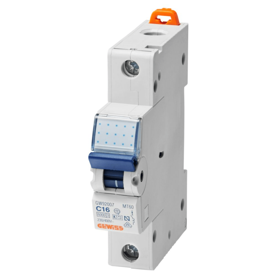 GW92206 -  10 A B TİPİ  1P - 1 MODÜL - MT 60 - MİNYATÜR DEVRE KESİCİ