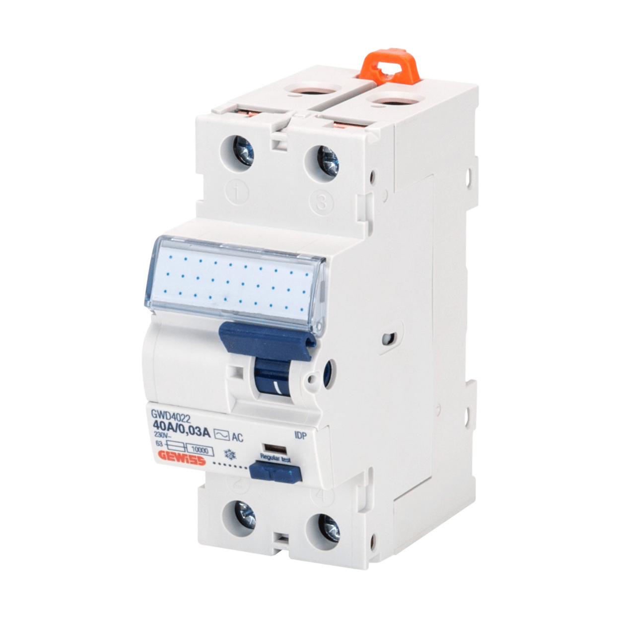GWD4024 - KAÇAK AKIM RÖLESİ - IDP - 2P 40A AC TİPİ ANLIK Idn=0,3A - 2 MODÜL