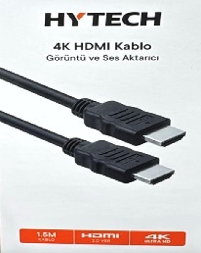1.5 Metre Hdmi Kablo Hytech Hy-Xhd01 Hdmi To Hdmi